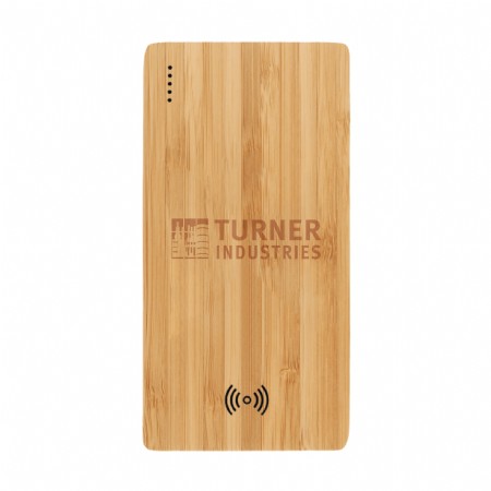 Bamboo 5000 mAh Wireless Power Bank