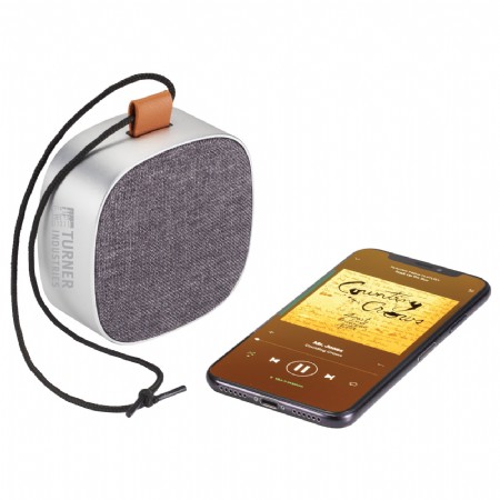 Tahoe Metal & Fabric Waterproof Bluetooth Speaker