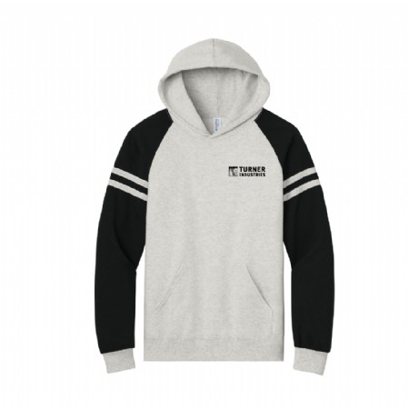 Jerzees Unisex NuBlend Varsity Colorblock Hooded Sweatshirt