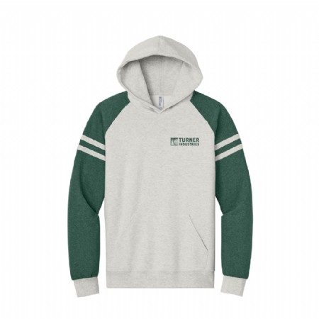Jerzees Unisex NuBlend Varsity Colorblock Hooded Sweatshirt #2