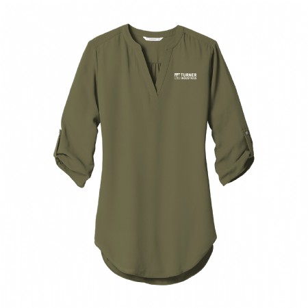 Port Authority Women's 3/4-Sleeve Tunic Blouse #2