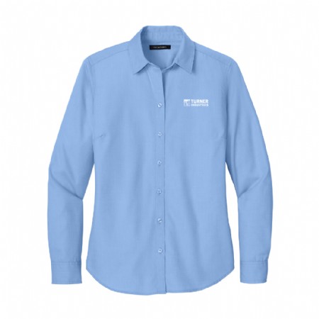 Port Authority Womens Long Sleeve Nailhead Easy Care Shirt #3