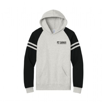 Jerzees Unisex NuBlend Varsity Colorblock Hooded Sweatshirt